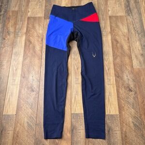 Lucas Hugh Leggings Colorblock Yoga Running Training Womens Size Medium Blue‎